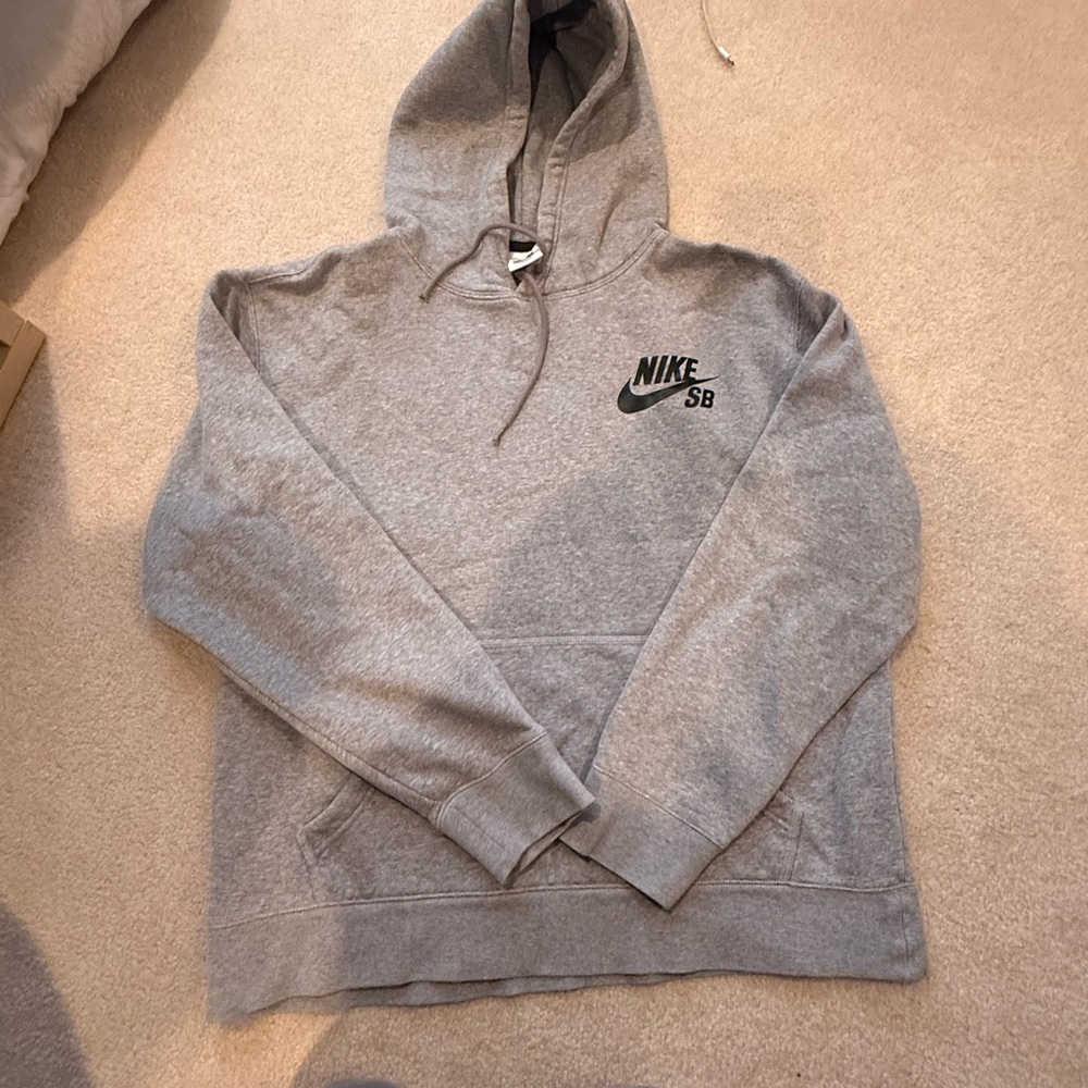 Nike SB Light Gray Hoodie